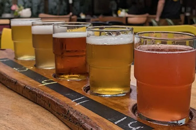 Inside a local Albanian craft brewery